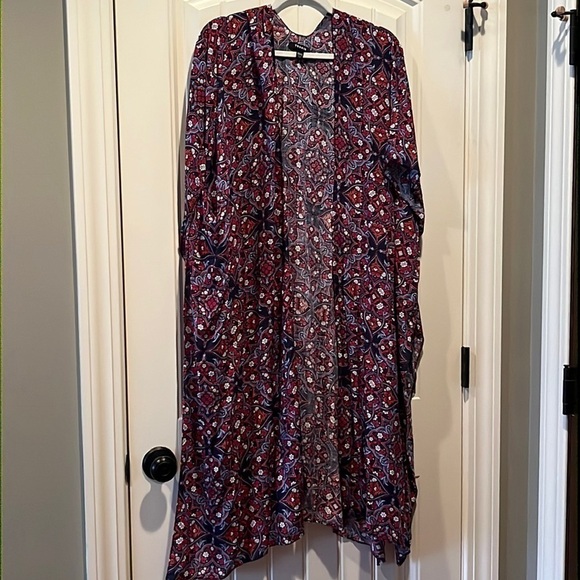 TORRID long Kimono/caftan lightweight 00/0 - Picture 1 of 7